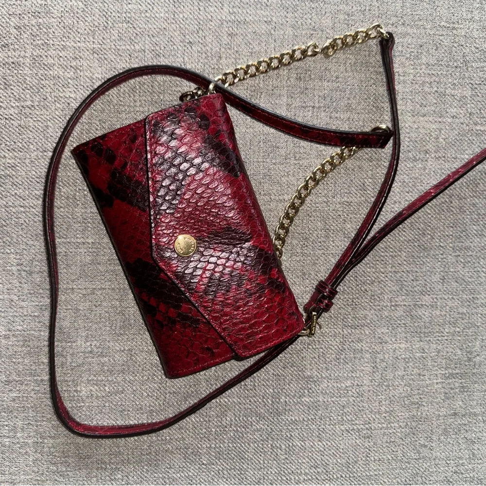NWOT Michael Kors Python Collection Crossbody with Removable Strap - Picture 11 of 11